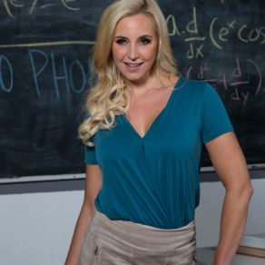 Hot Teacher Sophia West fucks her student in her class room!!